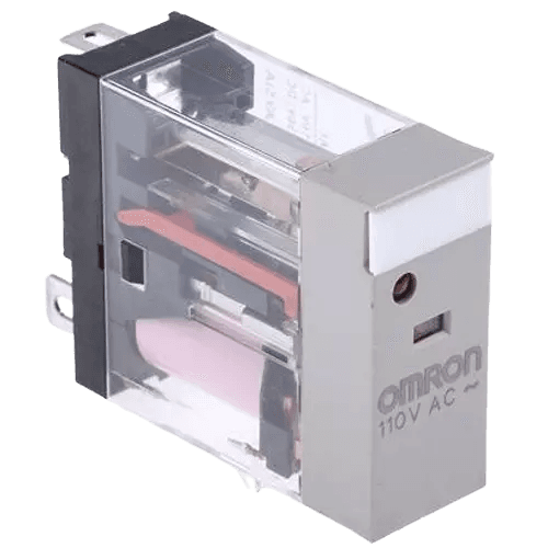 Omron G2R-1-SN 110AC(S) pistokantarele LED-merkkivalolla