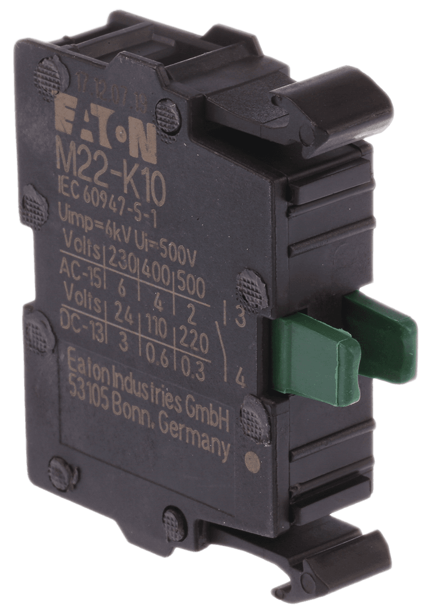 Eaton M22-K10 - kosketinelementti, 1 NO, tuotekuva 1