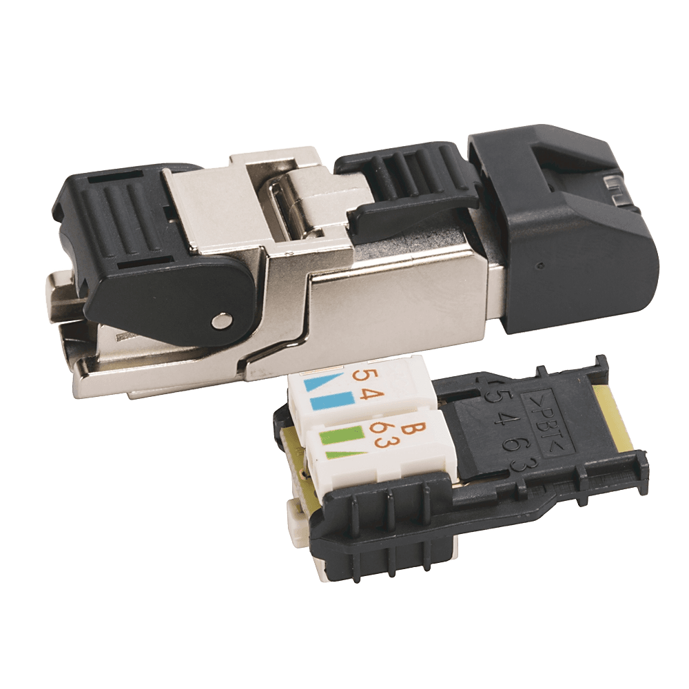 1585J-M8CBJM-0M3 | teollinen Ethernet-välikaapeli; kaapelin pituus: 0,3 m; tiedonsiirtonopeus: 100BASE-TX, 100 Mbit/s; ensimmäisen pään liitin: RJ45, tuotekuva 1