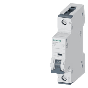 Siemens 5SY6106-7 miniature circuit breaker, product image 1