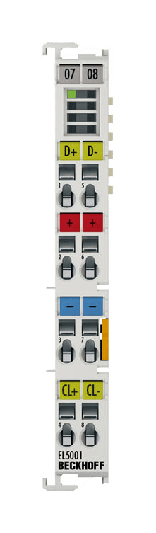 EL5001 | encoder interface terminal; technology: SSI encoder interface; number of channels: 1; network protocol: EtherCAT, product image 1