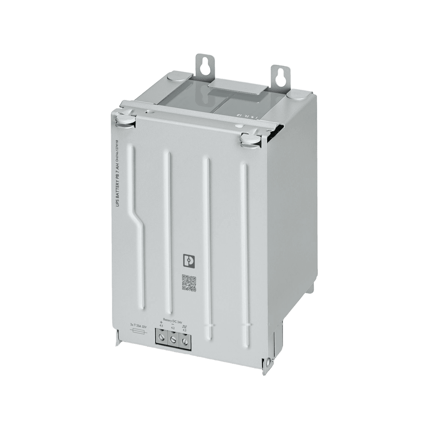 Phoenix Contact UPS-BAT/PB/24DC/7AH DC-UPS-komponentti, tuotekuva 1