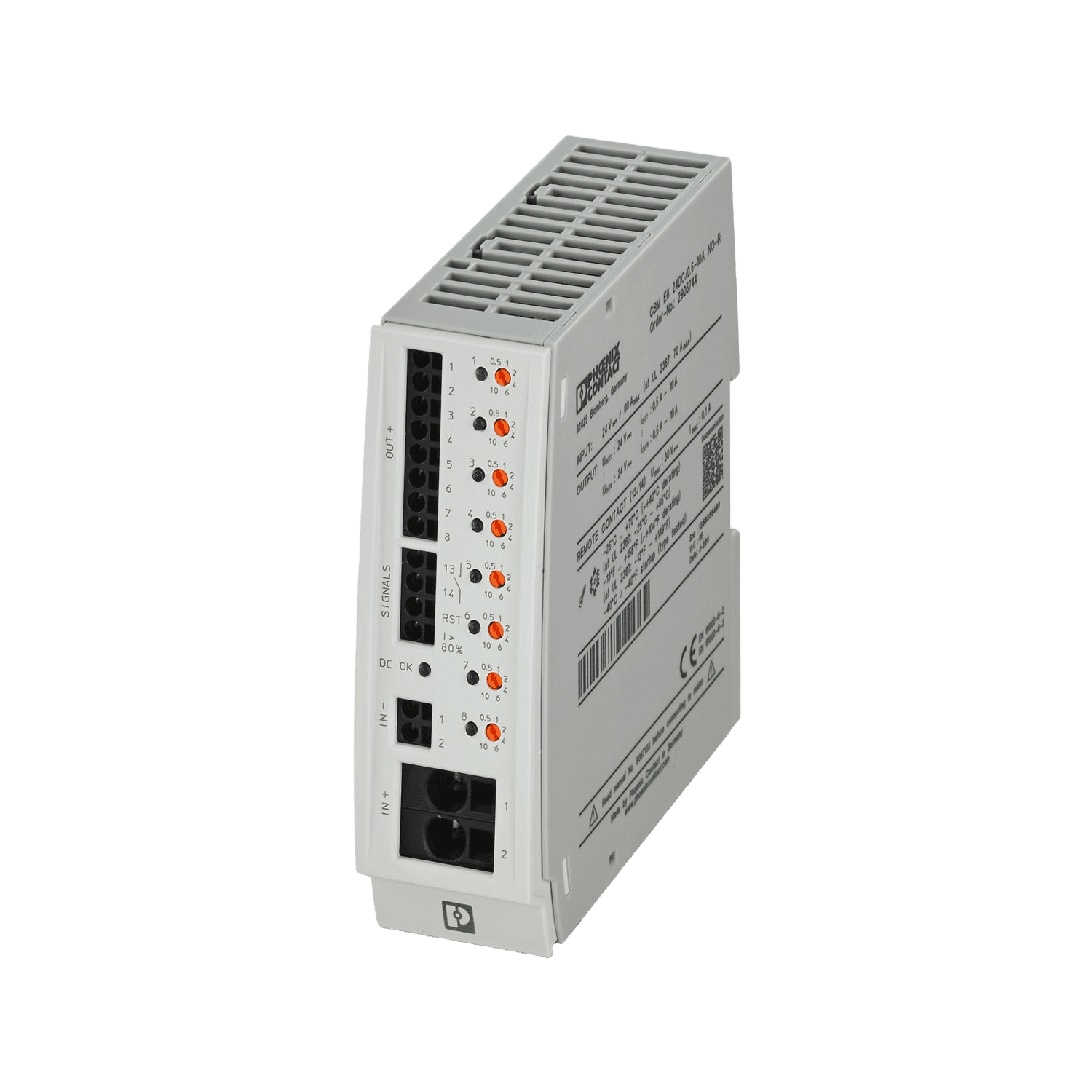 Phoenix Contact CBM E8 24DC/0.5-10A NO-R elektroninen laitesuojakatkaisija, tuotekuva 1