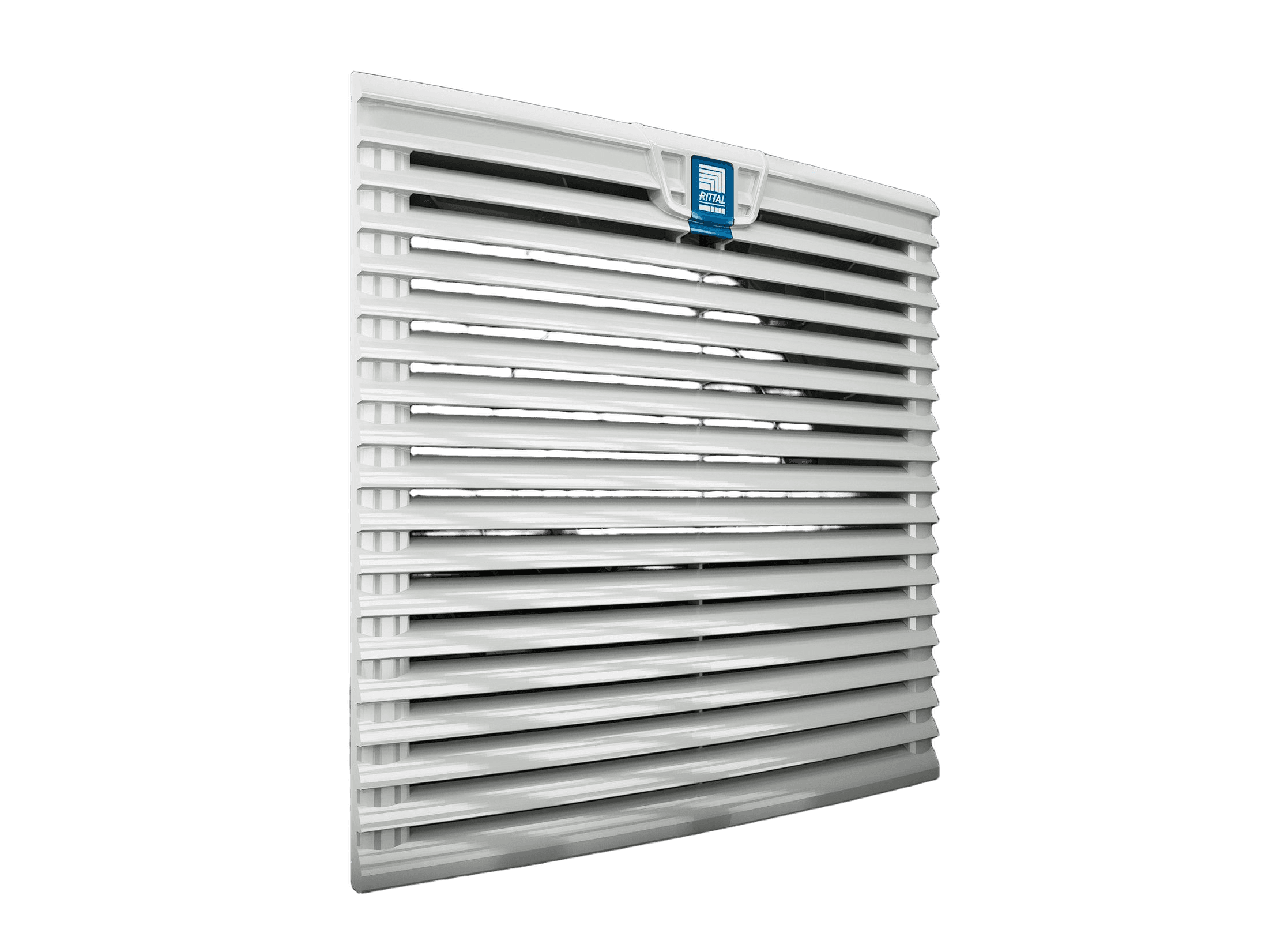Rittal SK 3240.200 - 255 mm:n RAL 7035 -poistosuodatin, tuotekuva 1