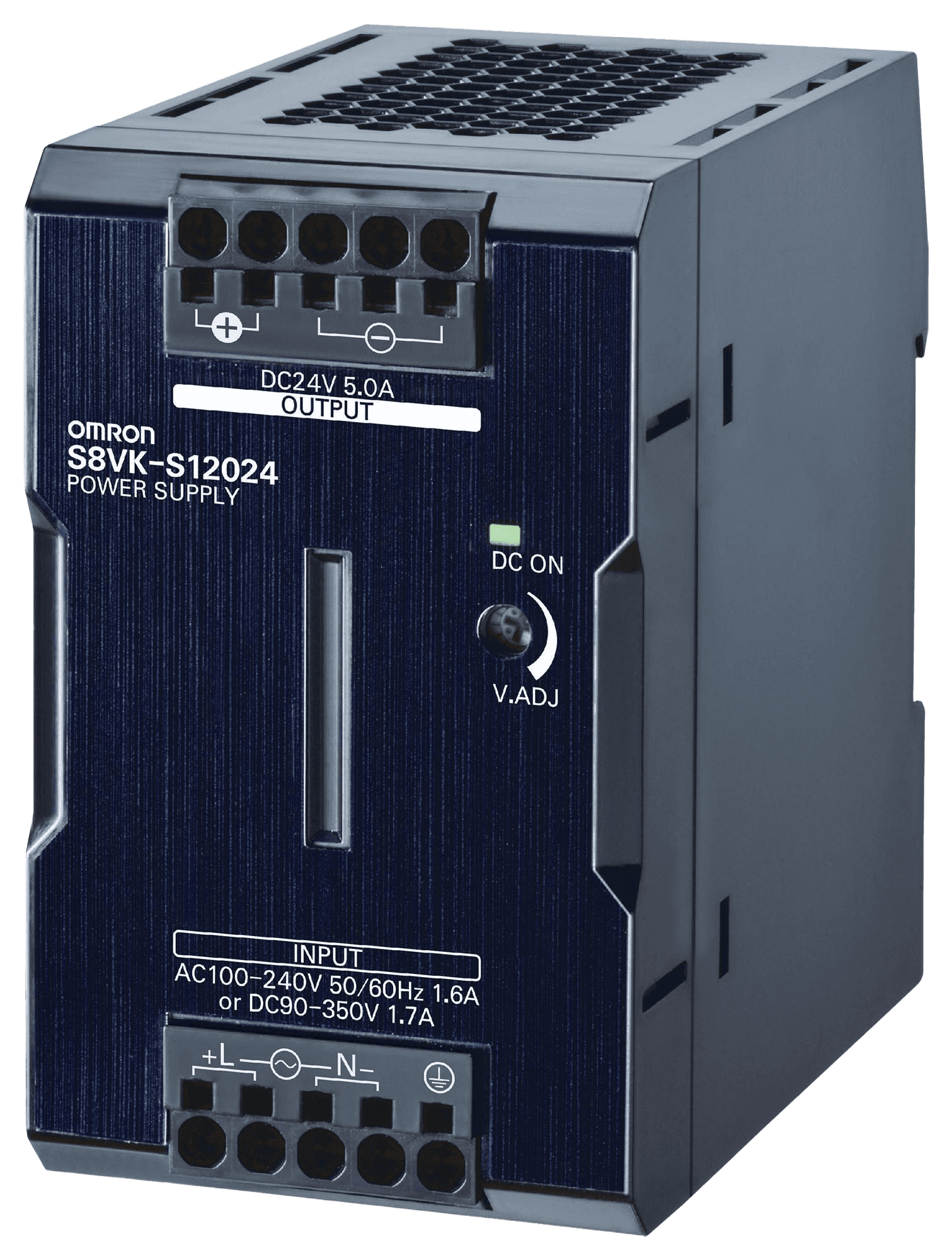 OMRON S8VK-S12024 120 W 24 V DC power supply, product image 1