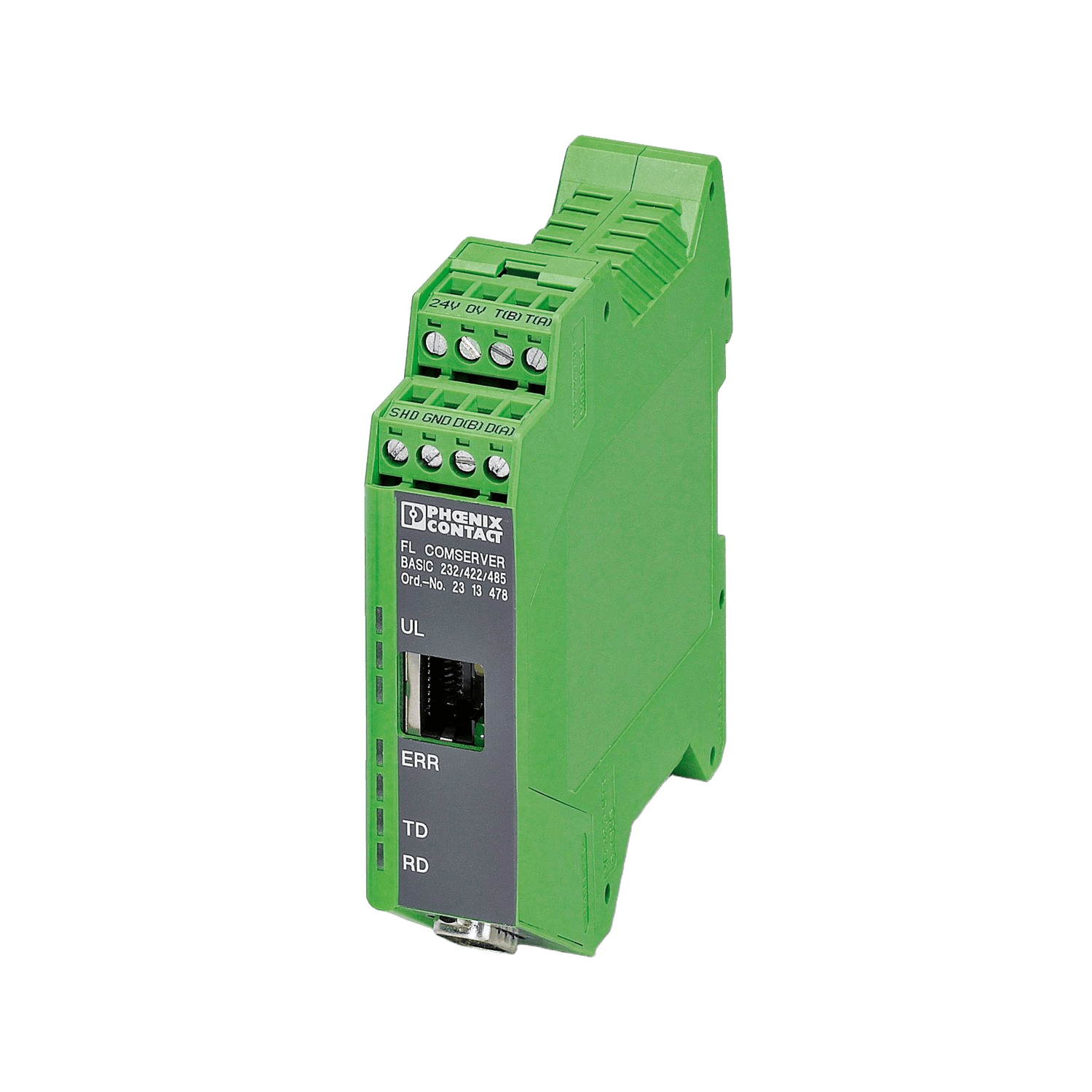 Phoenix Contact FL COMSERVER BASIC 232/422/485 sarjaliikenteen laitepalvelin, tuotekuva 1