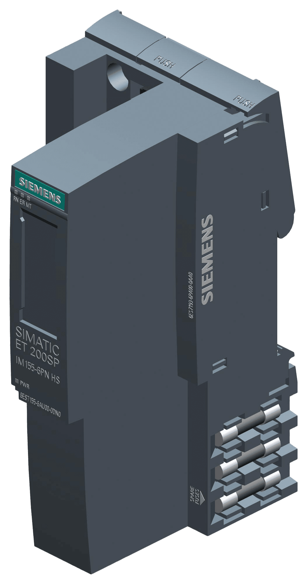 Siemens 6ES7155-6AU00-0DN0 ET 200SP IM 155-6 PN High Speed interface module, product image 1