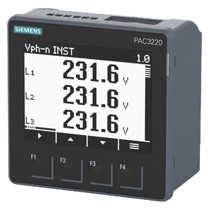 Siemens 7KM3220-0BA01-1DA0 SENTRON PAC3220 -tehomittari, tuotekuva 1