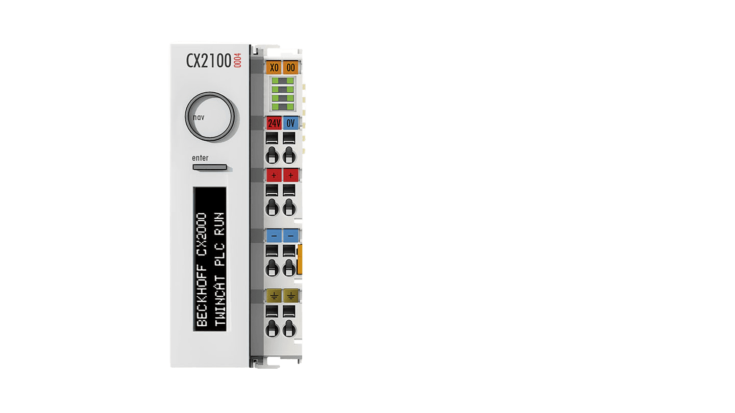 CX2100-0004 | teholähdemoduuli; syöttöjännite: 24 V DC (-15 %/+20 %); oCT-yhteensopiva UPS: ei; suurin lähtöteho: 45 W, tuotekuva 1
